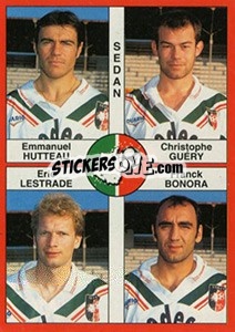 Sticker Emmanuel Hutteau / Christophe Guéry / Eric Lestrade / Franck Bonora - FOOT 1994-1995 - Panini