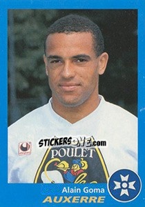 Figurina Alain Goma - FOOT 1995-1996 - Panini