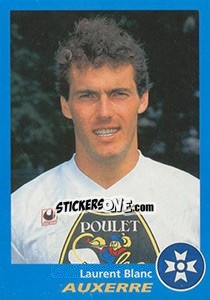 Sticker Laurent Blanc - FOOT 1995-1996 n. 25 - Panini