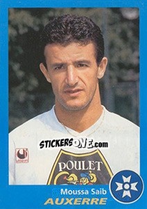 Cromo Moussa Saib - FOOT 1995-1996 - Panini