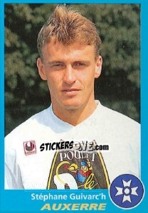 Sticker Stéphane Guivarc'h - FOOT 1995-1996 - Panini