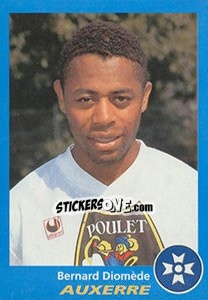 Sticker Bernard Diomède - FOOT 1995-1996 n. 34 - Panini