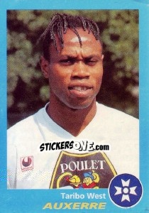 Sticker Taribo West - FOOT 1995-1996 n. 36 - Panini
