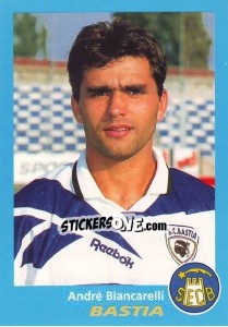 Figurina André Biancarelli - FOOT 1995-1996 - Panini