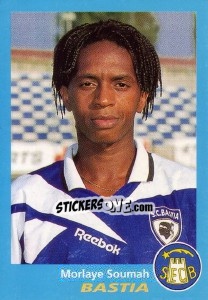 Sticker Morlaye Soumah - FOOT 1995-1996 n. 41 - Panini