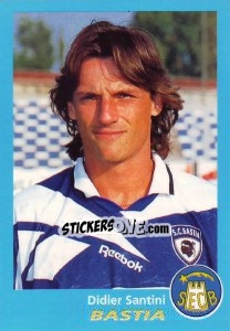 Sticker Didier Santini - FOOT 1995-1996 - Panini