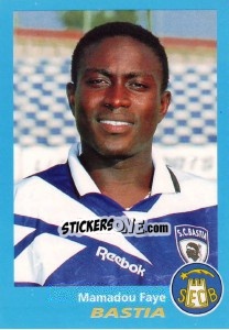 Sticker Mamadou Faye - FOOT 1995-1996 - Panini