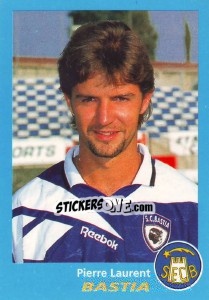 Figurina Pierre Laurent - FOOT 1995-1996 - Panini