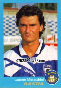 Cromo Laurent Moracchini - FOOT 1995-1996 - Panini