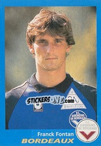 Sticker Franck Fontan - FOOT 1995-1996 n. 54 - Panini