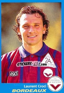 Sticker Laurent Croci - FOOT 1995-1996 n. 55 - Panini