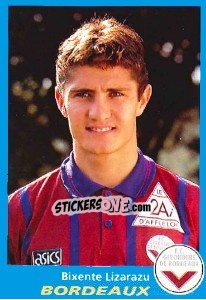 Figurina Bixente Lizarazu - FOOT 1995-1996 - Panini