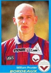 Sticker William Prunier - FOOT 1995-1996 n. 58 - Panini
