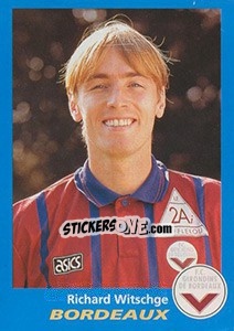 Cromo Richard Witschge - FOOT 1995-1996 n. 61 - Panini