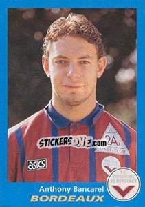 Sticker Anthony Bancarel - FOOT 1995-1996 n. 64 - Panini