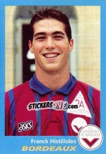 Sticker Franck Histilloles - FOOT 1995-1996 - Panini