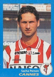 Sticker Sacha Person - FOOT 1995-1996 - Panini