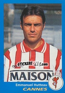 Cromo Emmanuel Hutteau - FOOT 1995-1996 n. 74 - Panini
