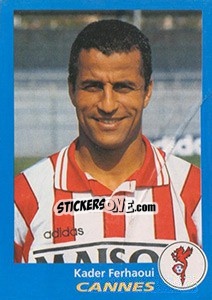 Cromo Kader Ferhaoui - FOOT 1995-1996 - Panini