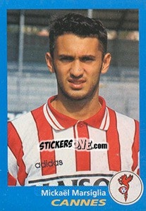Sticker Mickaël Marsiglia - FOOT 1995-1996 n. 84 - Panini