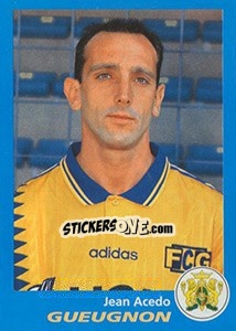 Figurina Jean Acedo - FOOT 1995-1996 n. 87 - Panini