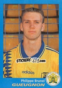 Sticker Philippe Brunel - FOOT 1995-1996 n. 96 - Panini
