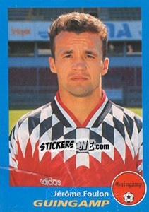 Sticker Jérôme Foulon - FOOT 1995-1996 n. 105 - Panini