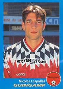 Figurina Nicolas Laspalles - FOOT 1995-1996 - Panini