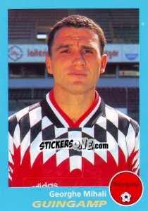 Sticker Georghe Mihali - FOOT 1995-1996 - Panini