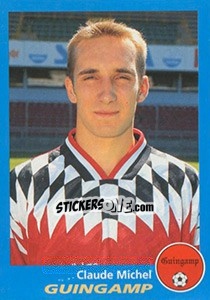 Sticker Claude Michel - FOOT 1995-1996 n. 108 - Panini