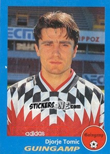 Cromo Djorje Tomic - FOOT 1995-1996 - Panini