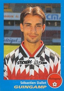 Cromo Sébastien Dallet - FOOT 1995-1996 - Panini