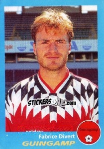 Sticker Fabrice Divert - FOOT 1995-1996 n. 115 - Panini