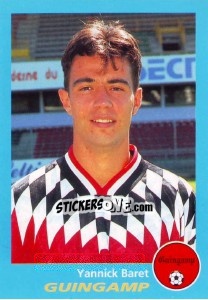 Sticker Yannick Baret - FOOT 1995-1996 - Panini