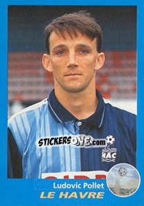 Sticker Ludovic Pollet - FOOT 1995-1996 - Panini