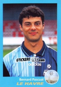 Cromo Bernard Pascual - FOOT 1995-1996 - Panini