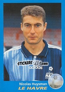 Sticker Nicolas Huysman - FOOT 1995-1996 n. 127 - Panini