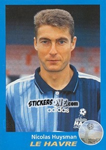 Figurina Nicolas Huysman - FOOT 1995-1996 - Panini