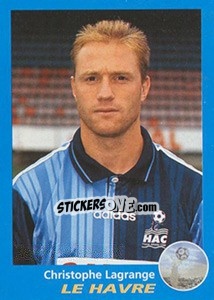 Sticker Christophe Lagrange - FOOT 1995-1996 n. 129 - Panini