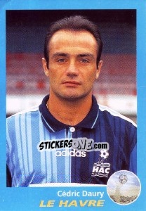 Sticker Cédric Daury - FOOT 1995-1996 n. 130 - Panini