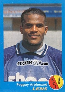 Sticker Pegguy Arphexard - FOOT 1995-1996 n. 134 - Panini