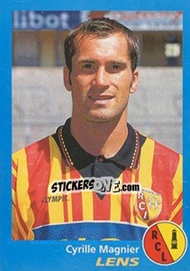 Sticker Cyrille Magnier - FOOT 1995-1996 n. 137 - Panini