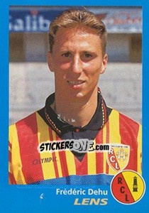 Sticker Frédéric Dehu - FOOT 1995-1996 - Panini