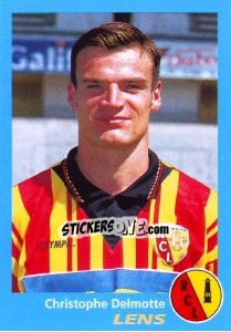 Sticker Christophe Delmotte - FOOT 1995-1996 n. 140 - Panini