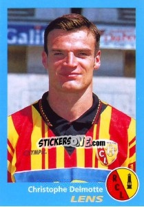 Sticker Christophe Delmotte - FOOT 1995-1996 - Panini