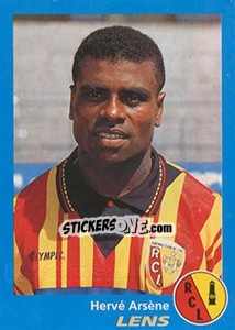 Sticker Hervé Arsène - FOOT 1995-1996 n. 144 - Panini