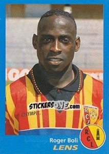 Figurina Roger Boli - FOOT 1995-1996 - Panini