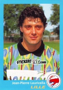 Figurina Jean-Pierre Lauricella - FOOT 1995-1996 - Panini