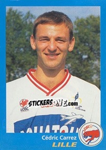 Cromo Cédric Carrez - FOOT 1995-1996 n. 155 - Panini