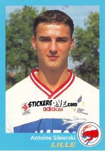 Cromo Antoine Sibierski - FOOT 1995-1996 - Panini